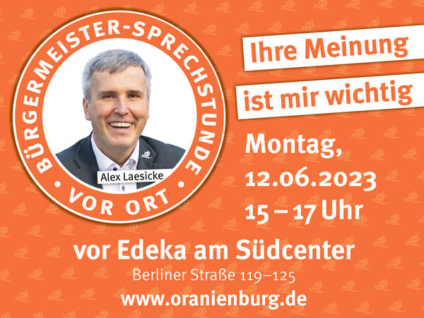 Regelm��ig bietet der B�rgermeister eine �ffentliche Sprechstunde an.