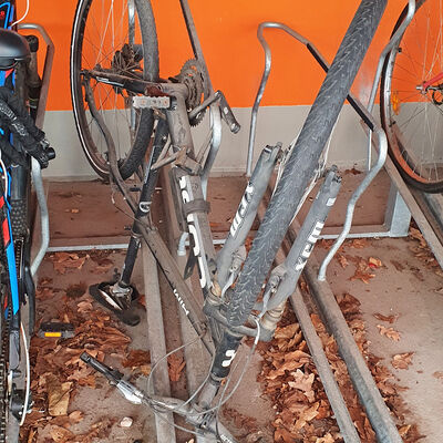 So und so &auml;hnlich pr&auml;sentieren sich aktuell etliche Fahrr&auml;der im Fahrradparkhaus. Bitte bis 24.06.2023 abholen!