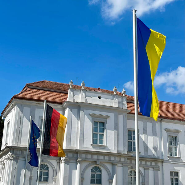 Ukrainischer Unabh�ngigkeitstag - Oranienburg bleibt solidarisch