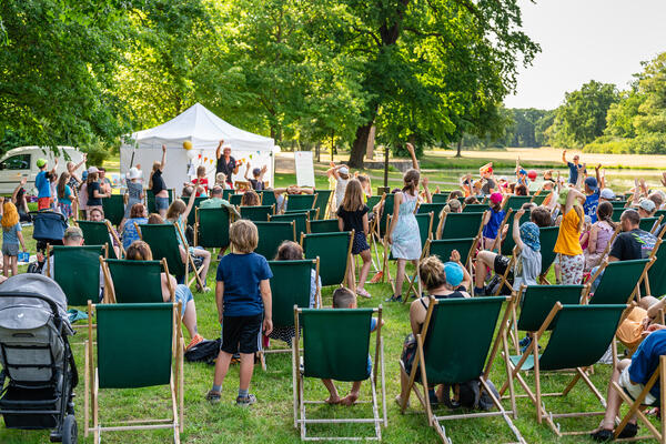 Abschlussfest des Brandenburger Lesesommers im Oranienburger Schlosspark