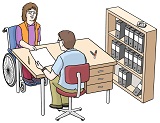 Leichte Sprache B&uuml;rotermin