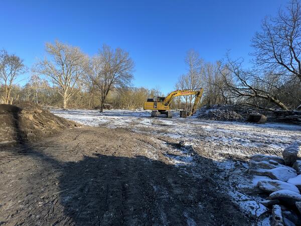 Die ehemalige Biberfarm wird zur�ckgebaut und vollst�ndig entsiegelt.