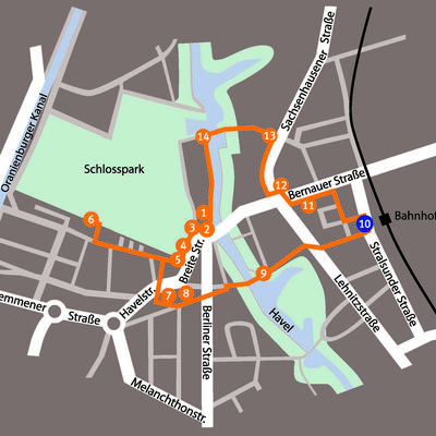 Grafik Stadtspaziergang
