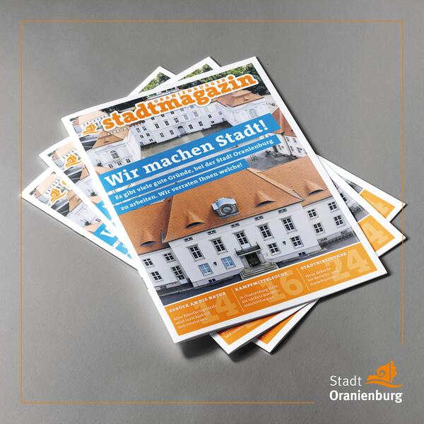 Das Oranienburger Stadtmagazin, Ausgabe Februar 2024.