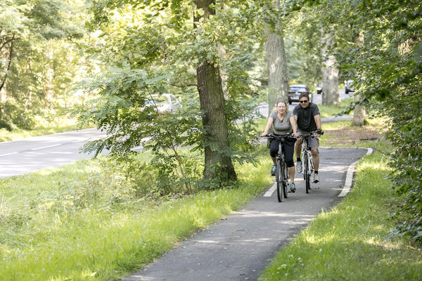 Radfahren im gr�nen Oranienburg