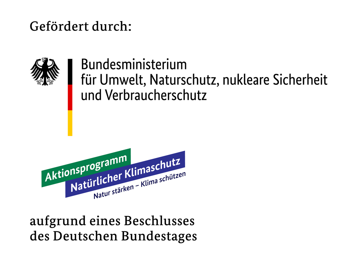 Gef&ouml;rdert durch das BMUV - Aktionsprogramm Nat&uuml;rlicher Klimaschutz