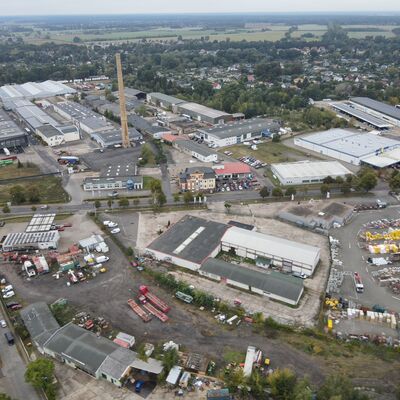 Luftbild Gewerbepark Mitte