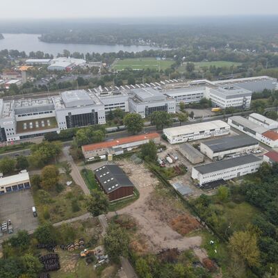 Luftbild Gewerbegebiet "Innovationsforum Lehnitzstra�e"