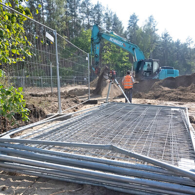 Baubeginn der neuen Sporthalle in Friedrichsthal (2)