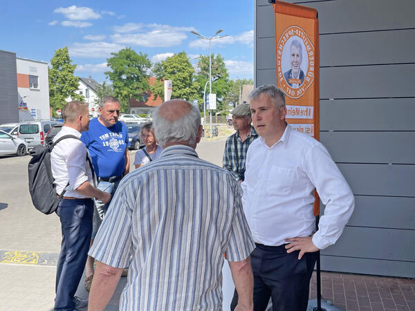B�rgermeister-Sprechstunde vor Ort am S�dcenter