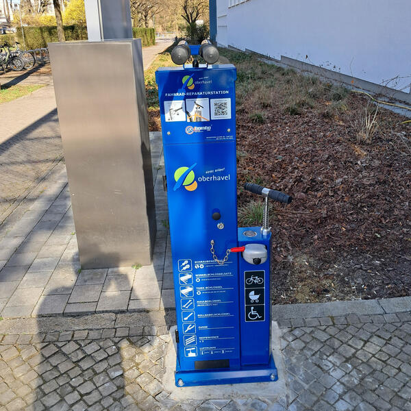 Fahrrad-Servicestation am Landratsamt