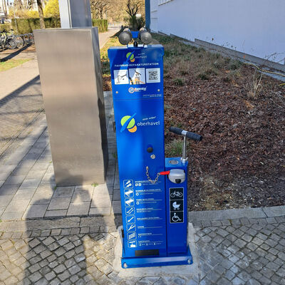 Fahrrad-Servicestation am Landratsamt