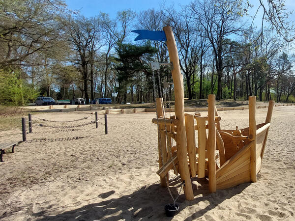 Die Badestelle am Wei�en Strand wurde aufgewertet. Der Sommer kann kommen.