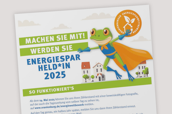 Energiesparwettbewerb in der Wei�en Stadt