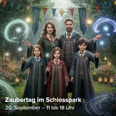 Zaubertag im Schlosspark am 20.09.2025 ab 12 Uhr