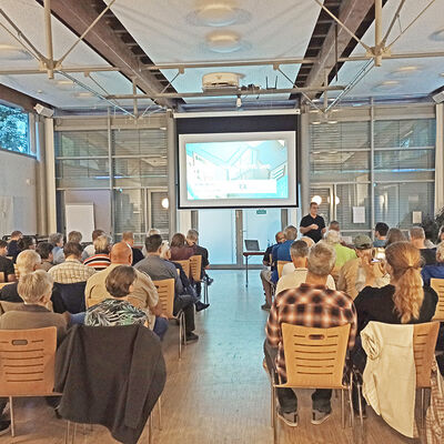 Gro&szlig;es Interesse beim Info-Abend zu privaten Photovoltaik-Anlagen im B&uuml;rgerzentrum